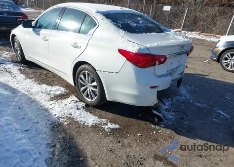 2014 Infiniti Q50 Premium z USA, uszkodzony, nr VIN JN1BV7AR8EM689255